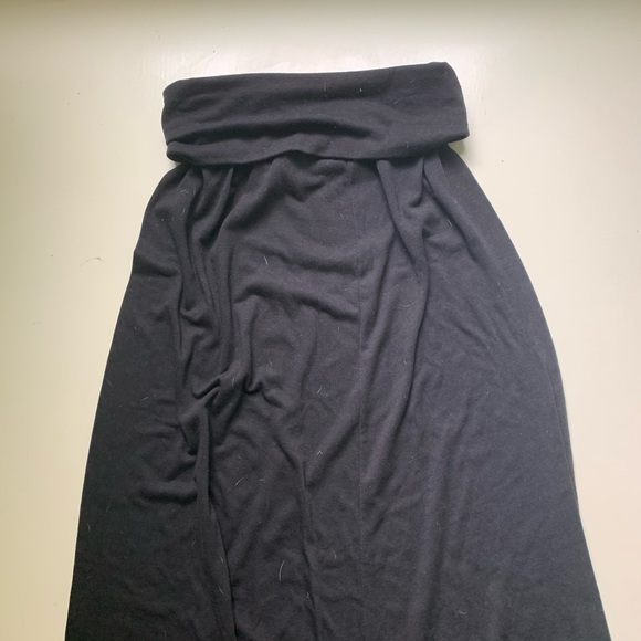 Black full length maxi skirt - Picture 3 of 3